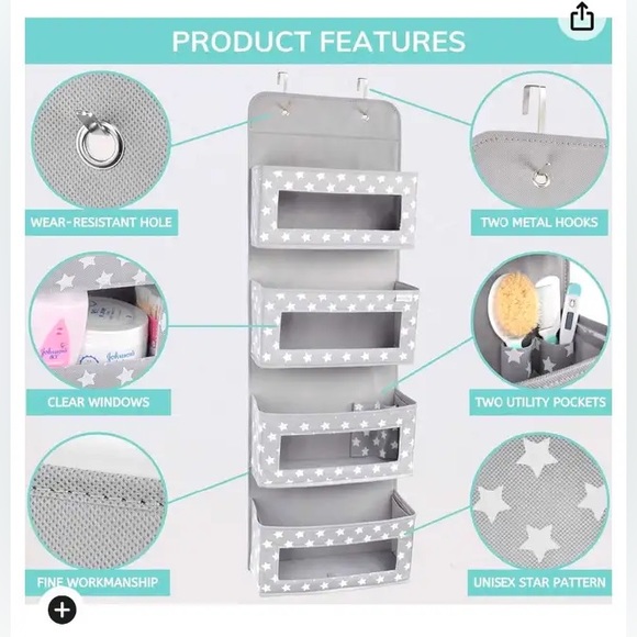 Vesta Baby Over the Door Hanging Organizer - Picture 2 of 7